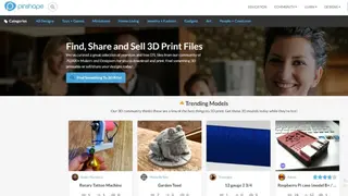 Pinshape screenshot
