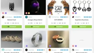 Pinshape screenshot