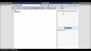 PiratePad screenshot