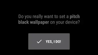 Pitch Black Wallpaper screenshot
