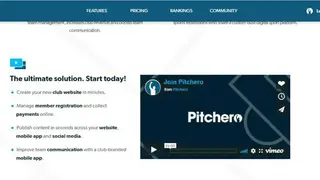 Pitchero screenshot