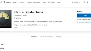 PitchLab Guitar Tuner screenshot