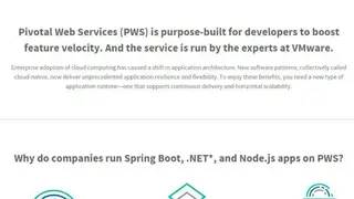 Pivotal Cloud Foundry screenshot