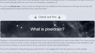 Pixeldrain screenshot