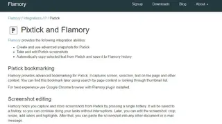 Pixtick screenshot