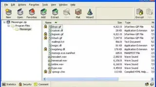 PKZIP screenshot