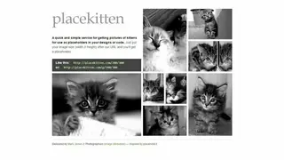 Placekitten screenshot
