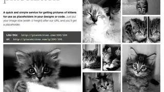 Placekitten screenshot
