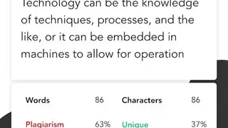 Plagiarism Detector Paraphrasing Tool screenshot
