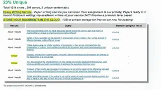 Plagiarisma screenshot