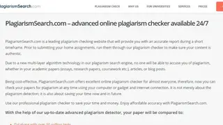PlagiarismSearch screenshot