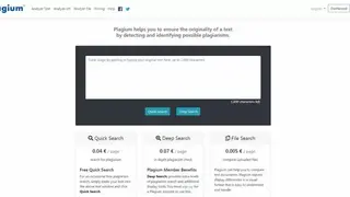 Plagium screenshot