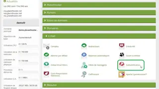PlanetHoster screenshot