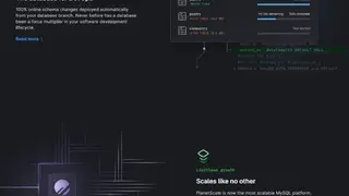 PlanetScale screenshot