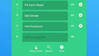 PlanMyRoute screenshot