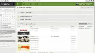 Planning Center screenshot