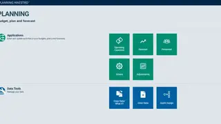 Planning Maestro screenshot