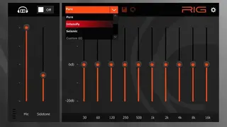 Plantronics RIG 7.1 Surround Sound Software screenshot