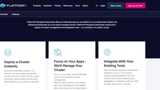 Platform9 Managed Kubernetes (PMK) screenshot