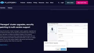 Platform9 Managed Kubernetes (PMK) screenshot