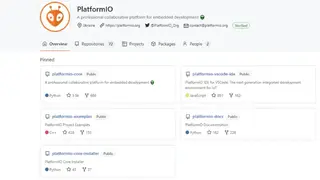 PlatformIO screenshot