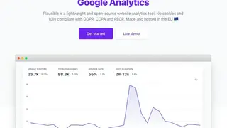 Plausible Analytics screenshot