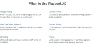 PlaybookUX screenshot