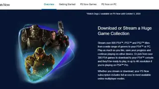 Playstation Now screenshot