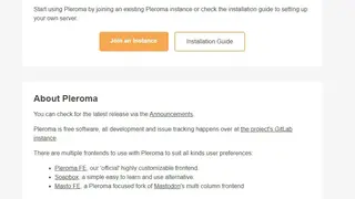 Pleroma screenshot