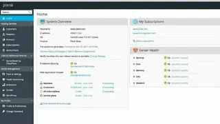 Plesk screenshot