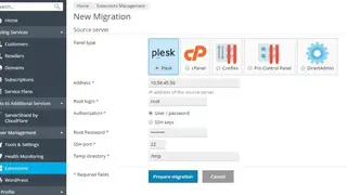 Plesk screenshot