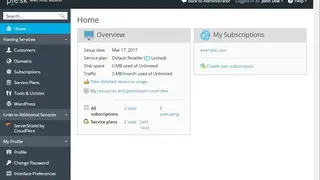 Plesk screenshot