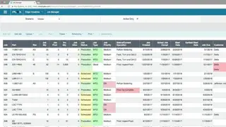 Plex ERP screenshot