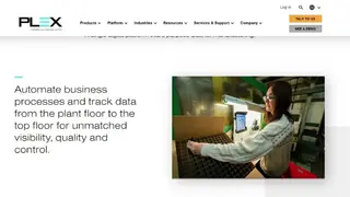 Plex Smart Manufacturing Platform screenshot