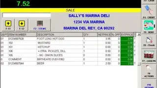 Plexis POS screenshot