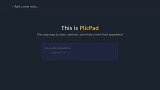 PlicPad screenshot