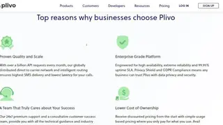 Plivo screenshot
