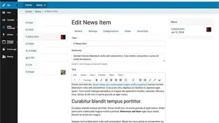 Plone screenshot