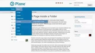 Plone screenshot