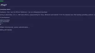 Plop Linux screenshot
