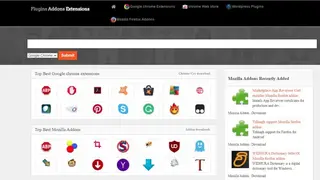 Plugins Addons Extensions screenshot