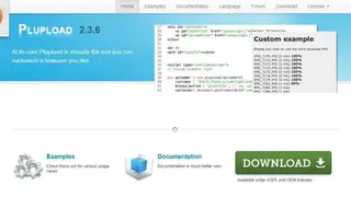 Plupload screenshot