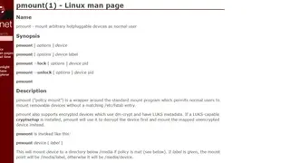 Pmount screenshot