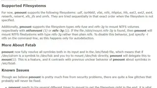 Pmount screenshot