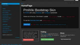 PmWiki screenshot