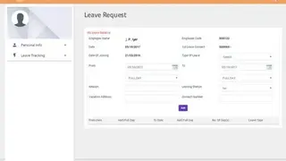 Pocket HRMS screenshot