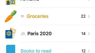 Pocket Lists screenshot