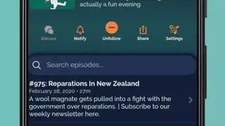 Podalong screenshot