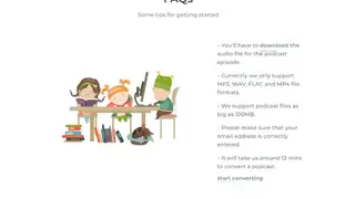 Podcast Transcribe screenshot