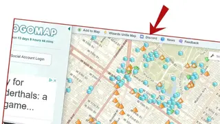 PoGoMap screenshot